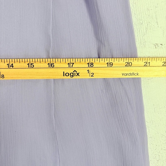 Abercrombie & Fitch Lavender Sleeveless Dress Chiffon Women’s SP Babydoll Y2K - Picture 10 of 10